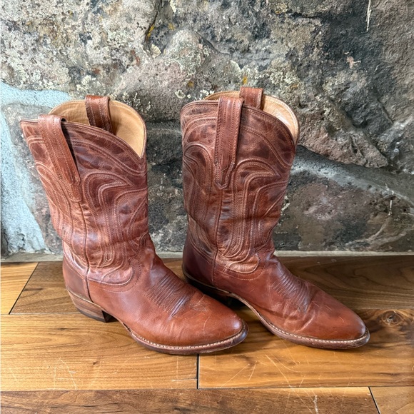 Tecovas Jamie Brown Cowboy Boots 7.5 Scotch Goat - Picture 4 of 4